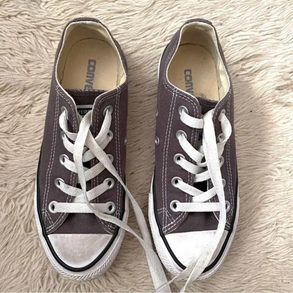 Converse Gray Chuck Taylor All Star Low - 4.5US, Unisex 🇺🇸